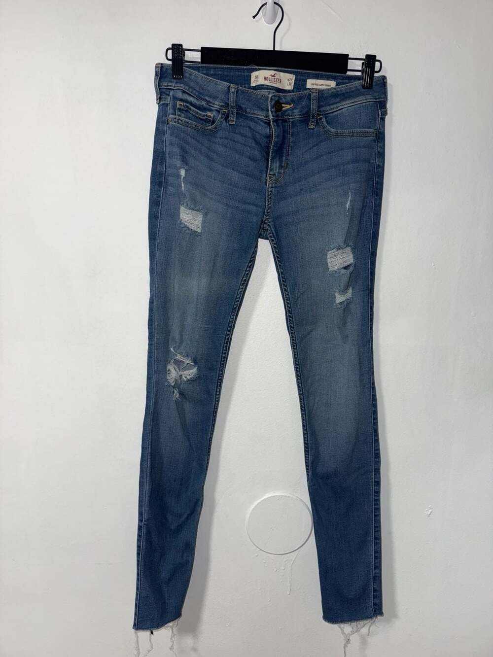 Hollister Low Rise Super Skinny Jeans Size 5R W27 L30